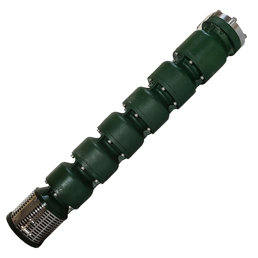 borehole 6″ submersible pump end requires a 7.5KW motor to drive it and is capable of delivering up to