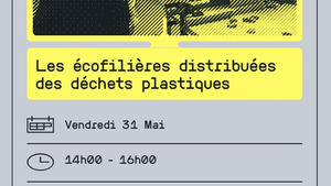 Atelier au Faire Festivale - les écofilières distribuées des déchets plastiques