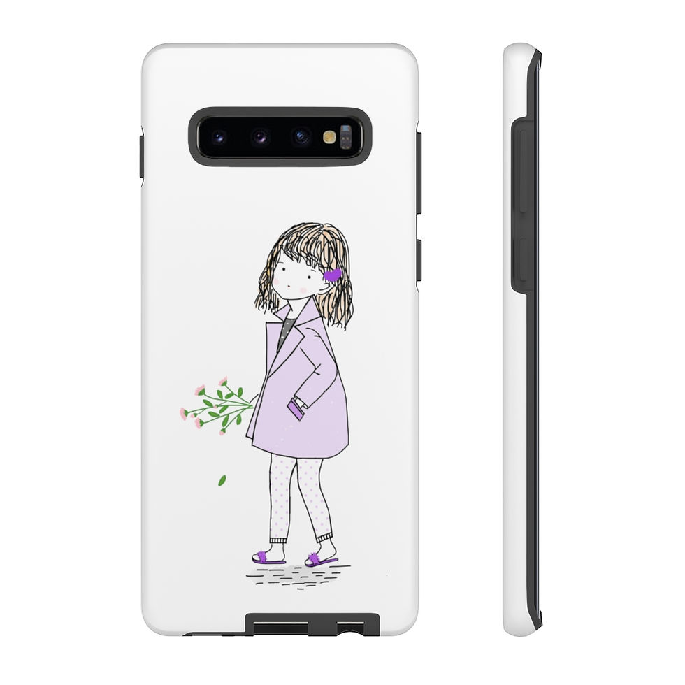Thumbnail: Tough Phone Cases - Girl in Purple