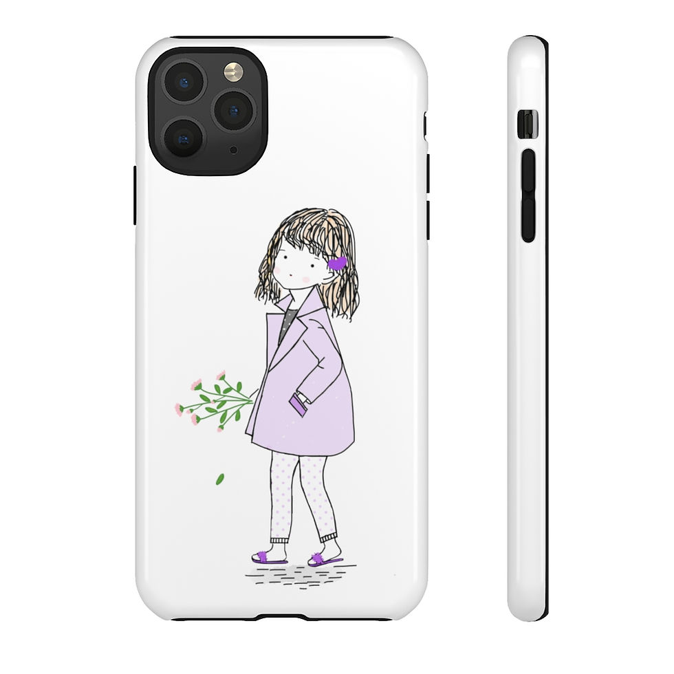 Thumbnail: Tough Phone Cases - Girl in Purple