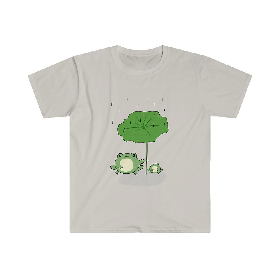 Thumbnail: Unisex Softstyle T-Shirt - mother n' baby frogs