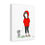 Thumbnail: Canvas Gallery Wraps - girl in red w/ her dog