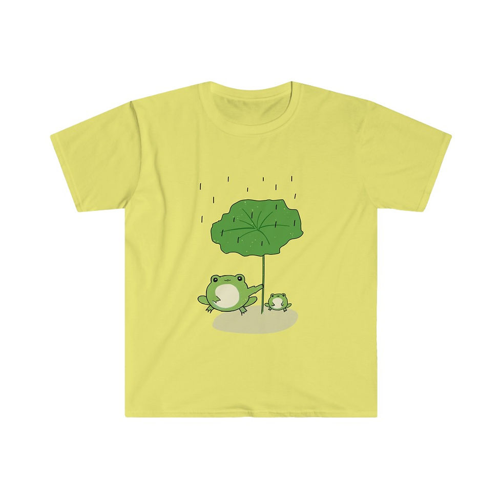 Thumbnail: Unisex Softstyle T-Shirt - mother n' baby frogs