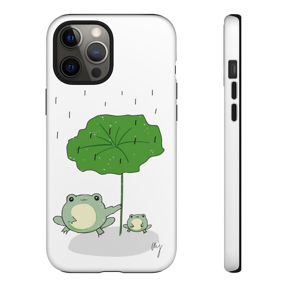 Thumbnail: Tough Phone Cases - mother n' baby frogs
