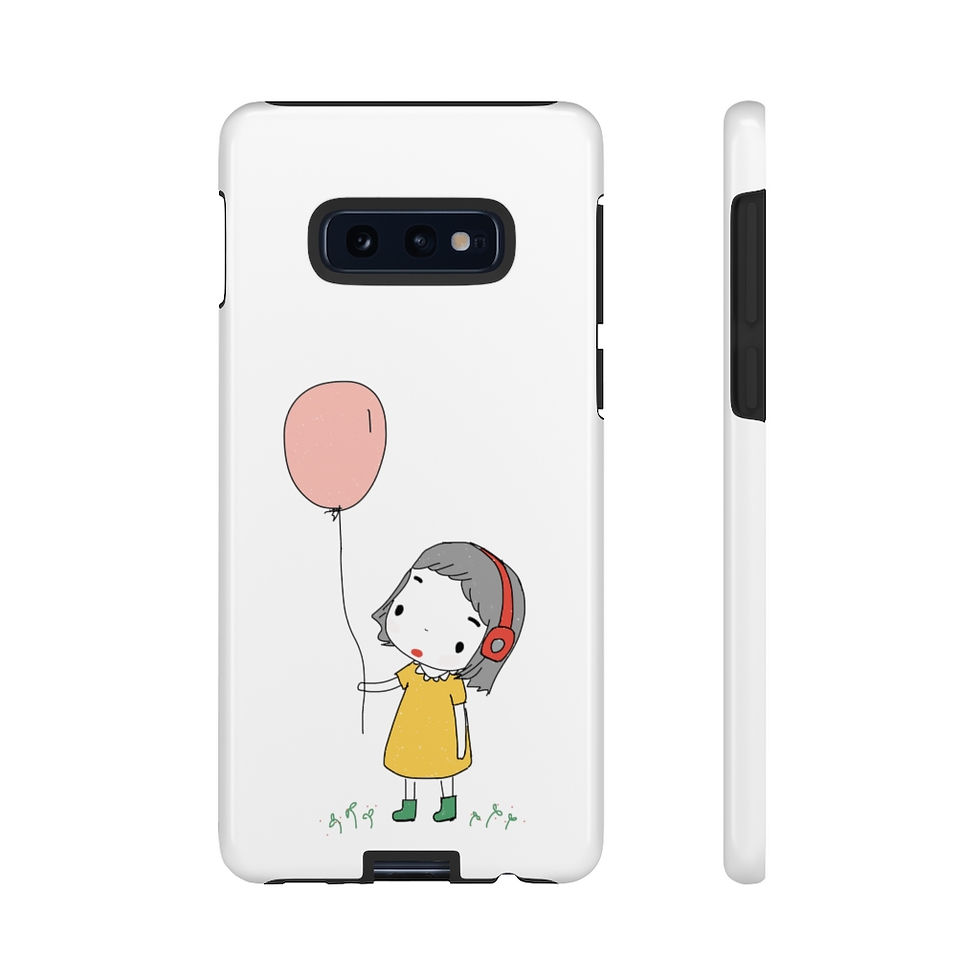 Thumbnail: Tough Phone Cases - little girl w/ balloon