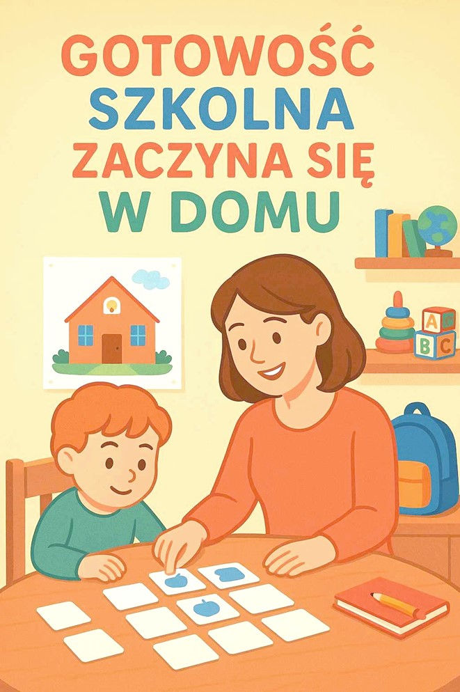 mama z dzieckiem się uczy