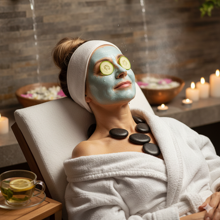 pani z ogórkami na oczach