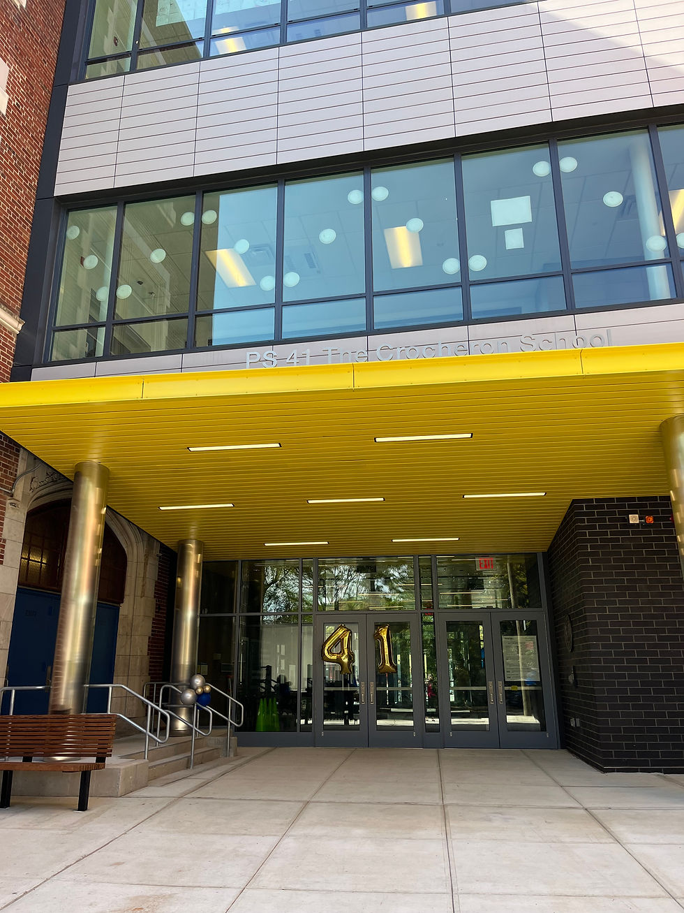 front entrance of school