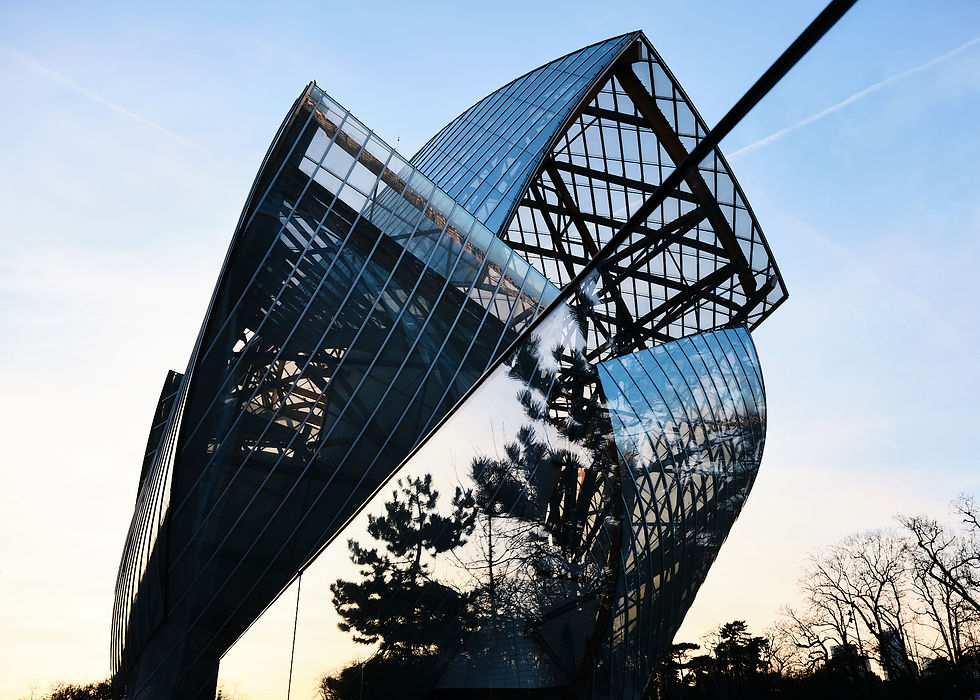 The Glass Arche – tirage d'art en édition limitée de photographie architecturale par Theo Michael