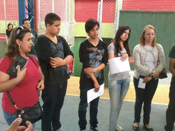 Visita dos Alunos da E.E. Prof João