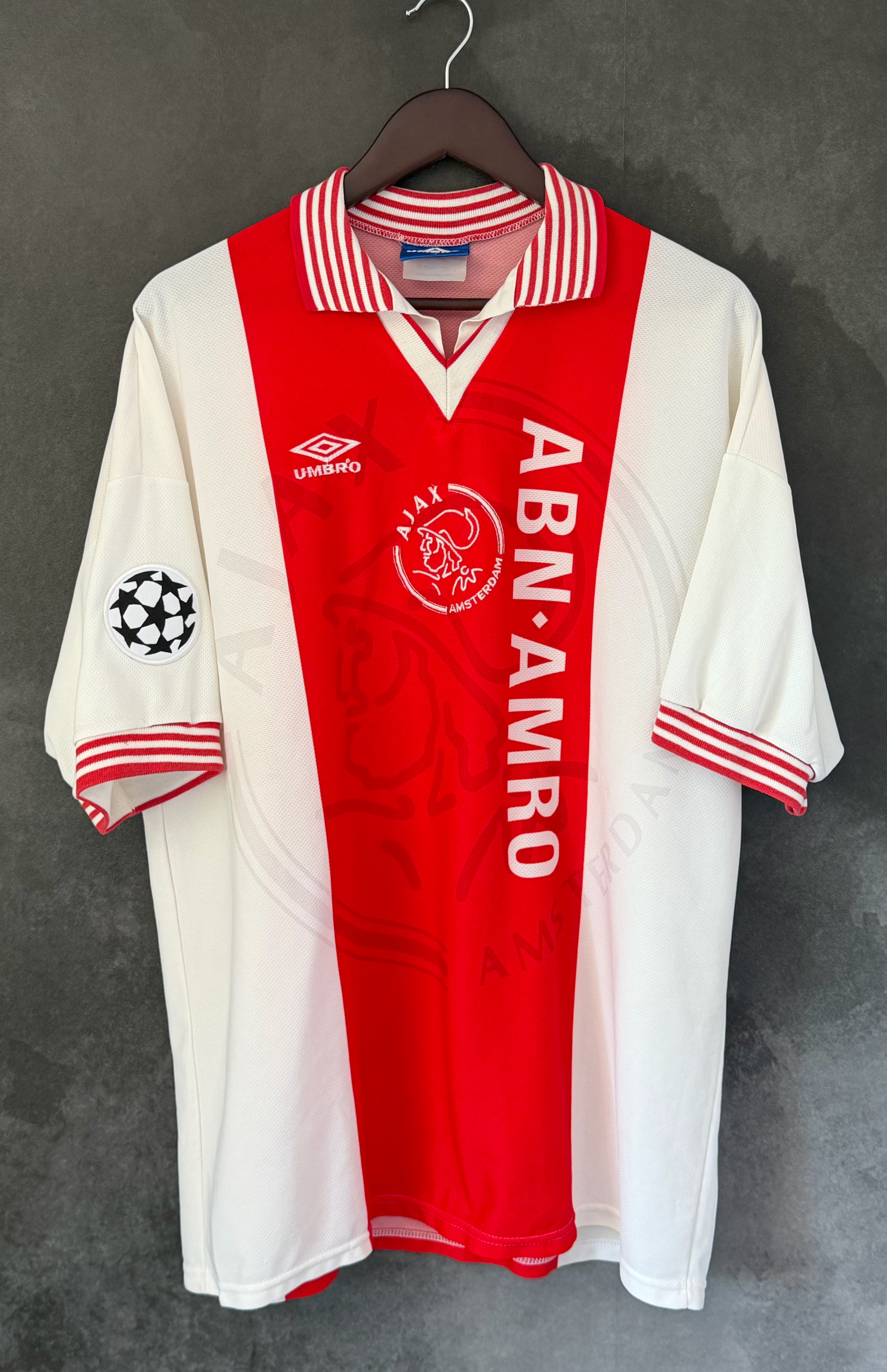 Ajax Amsterdam 1995/96 Home KLUIVERT 9 XL 9/10