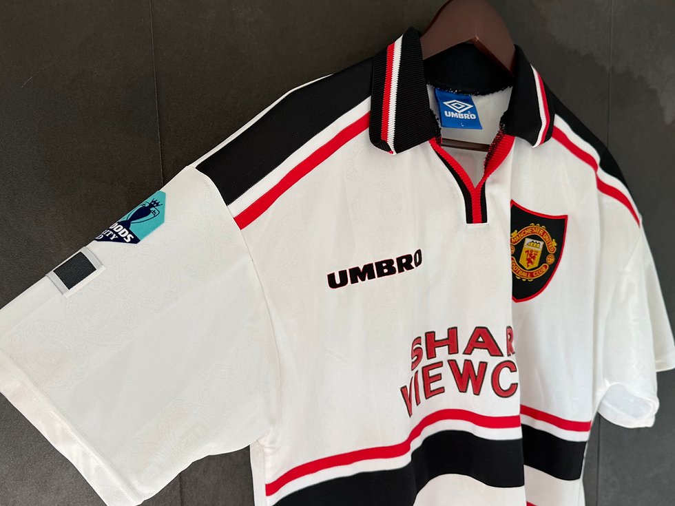 Miniatura: Manchester United 1997/98 Away BECKAM 7 Large 10/10