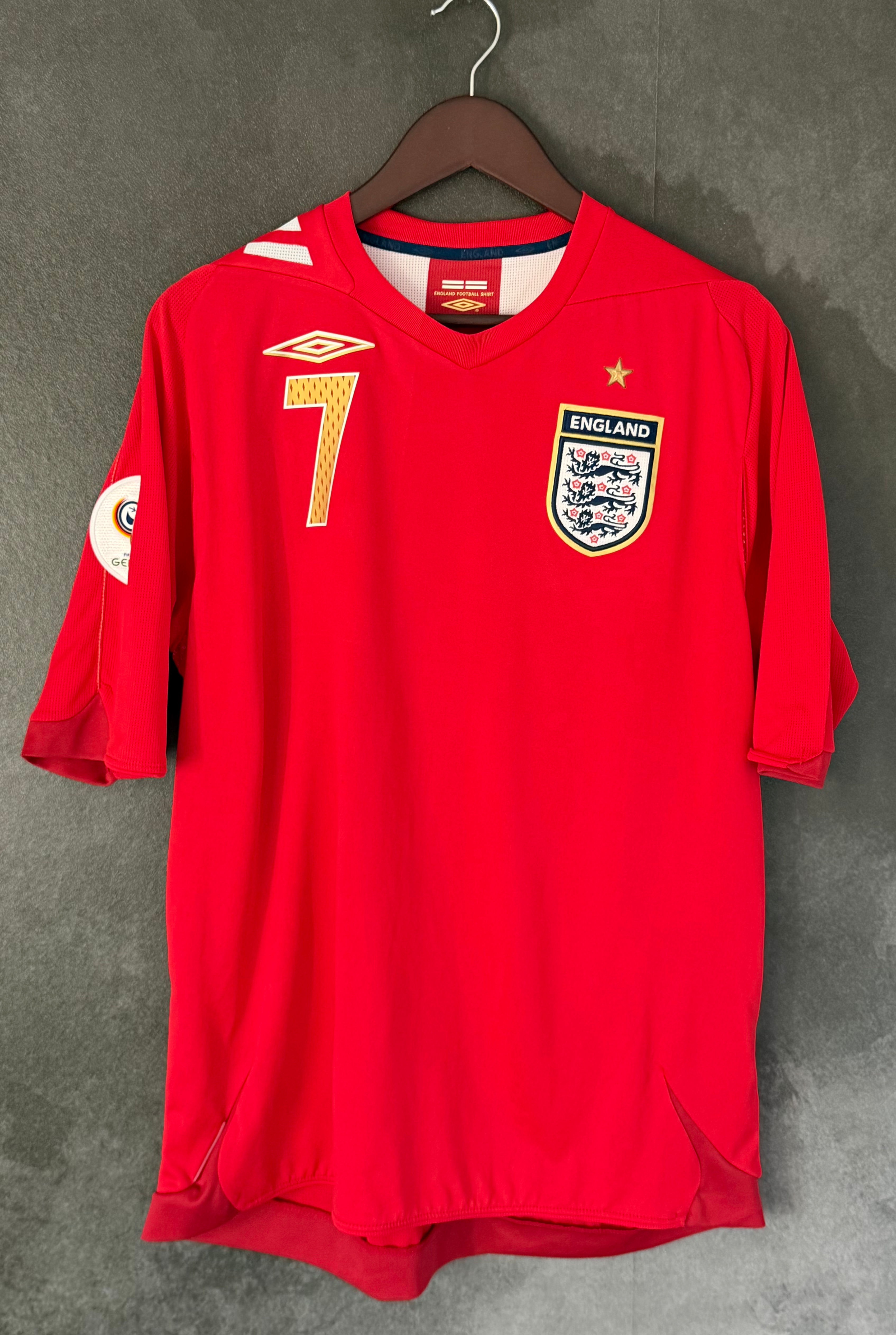 England 2006 Away BECKHAM 7 Large 10/10