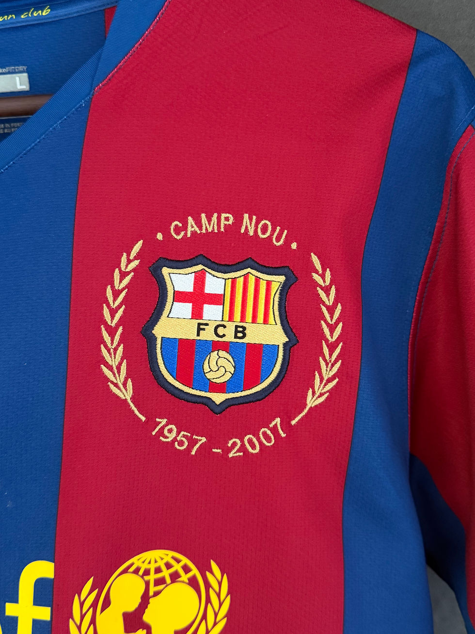 Miniatura: FC Barcelona 2007/08 Home RONALDINHO 10 Large 7/10