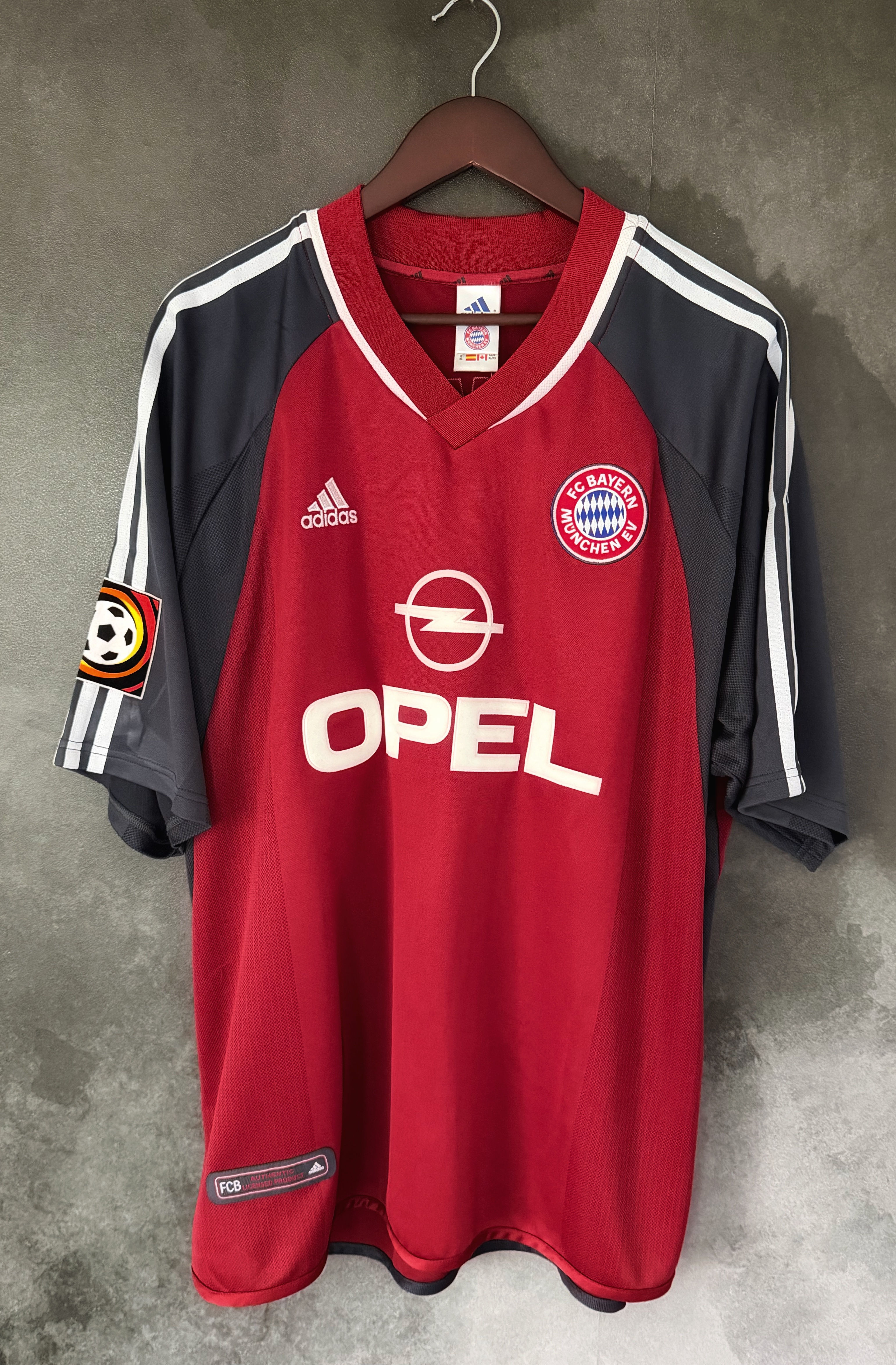 FC Bayern München 2001/02 Home SCHOLL 7 XL 10/10 BNWT