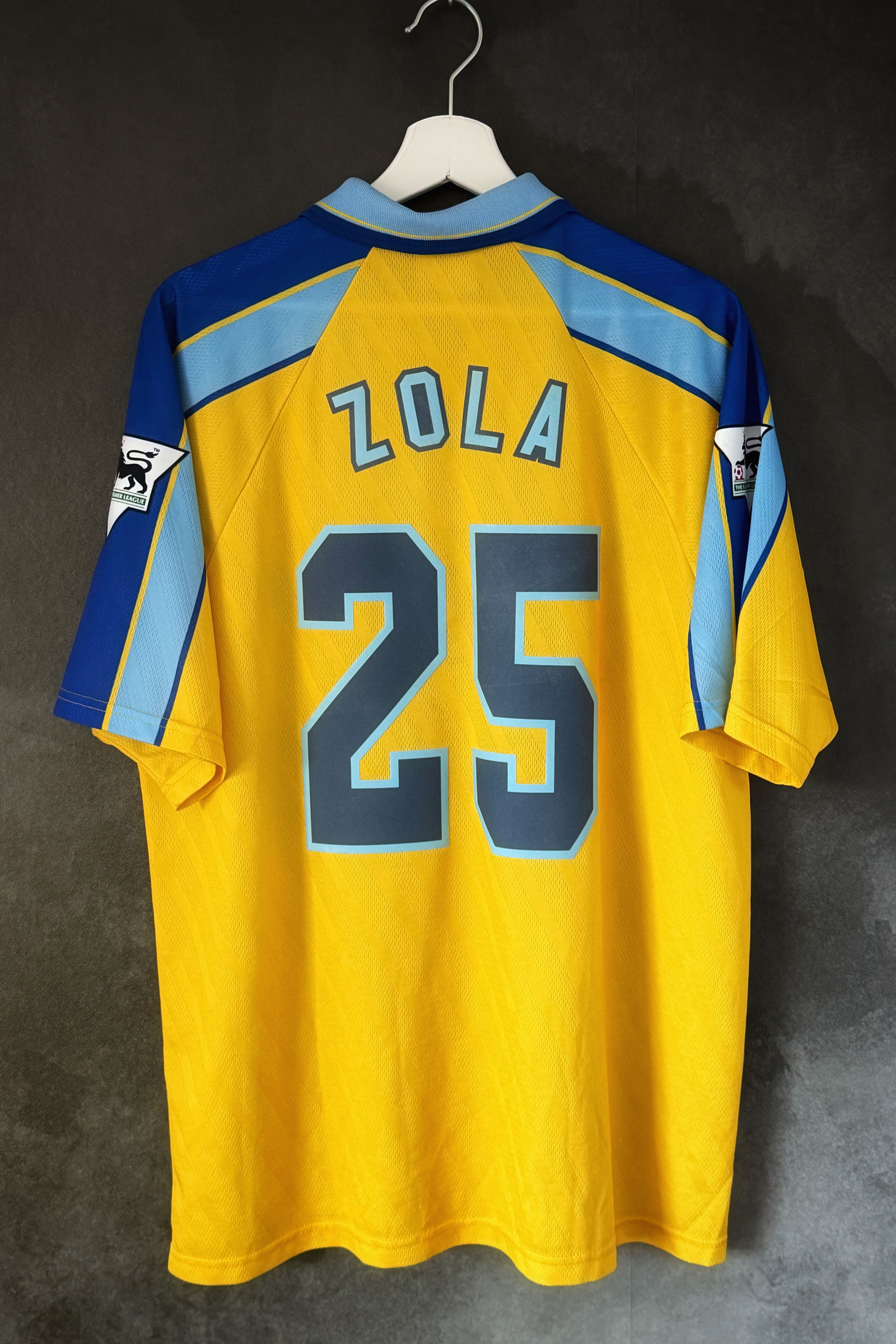 Chelsea 1996/97 Away ZOLA 25 XL 9/10
