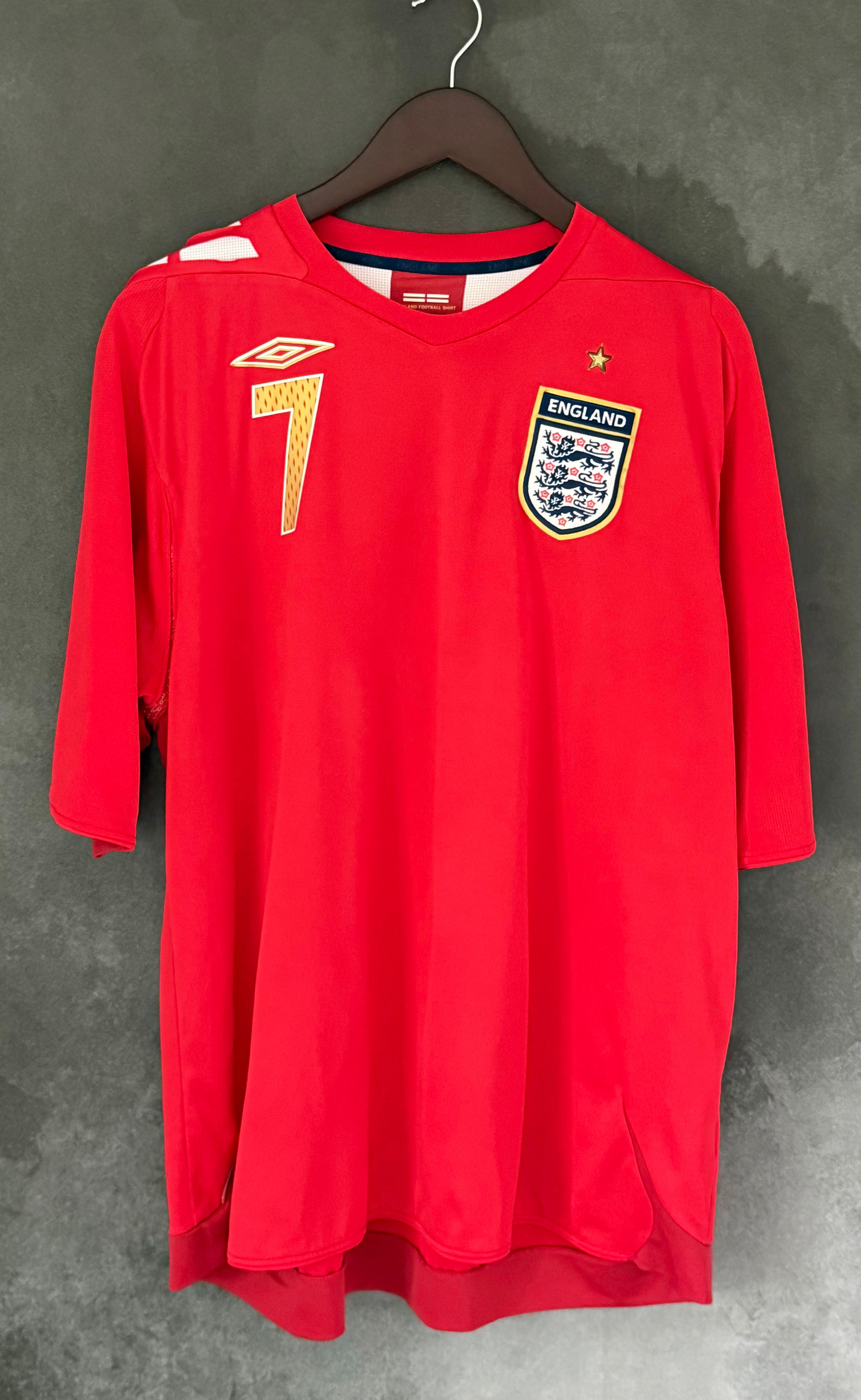 England 2006 Away BECKHAM 7 XXL 9/10