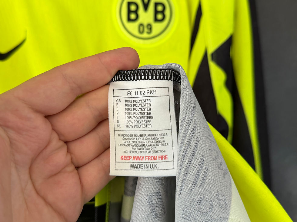Miniaturbild: BVB Borussia Dortmund 1996/97 Home RIEDLE 13 XL 8/10