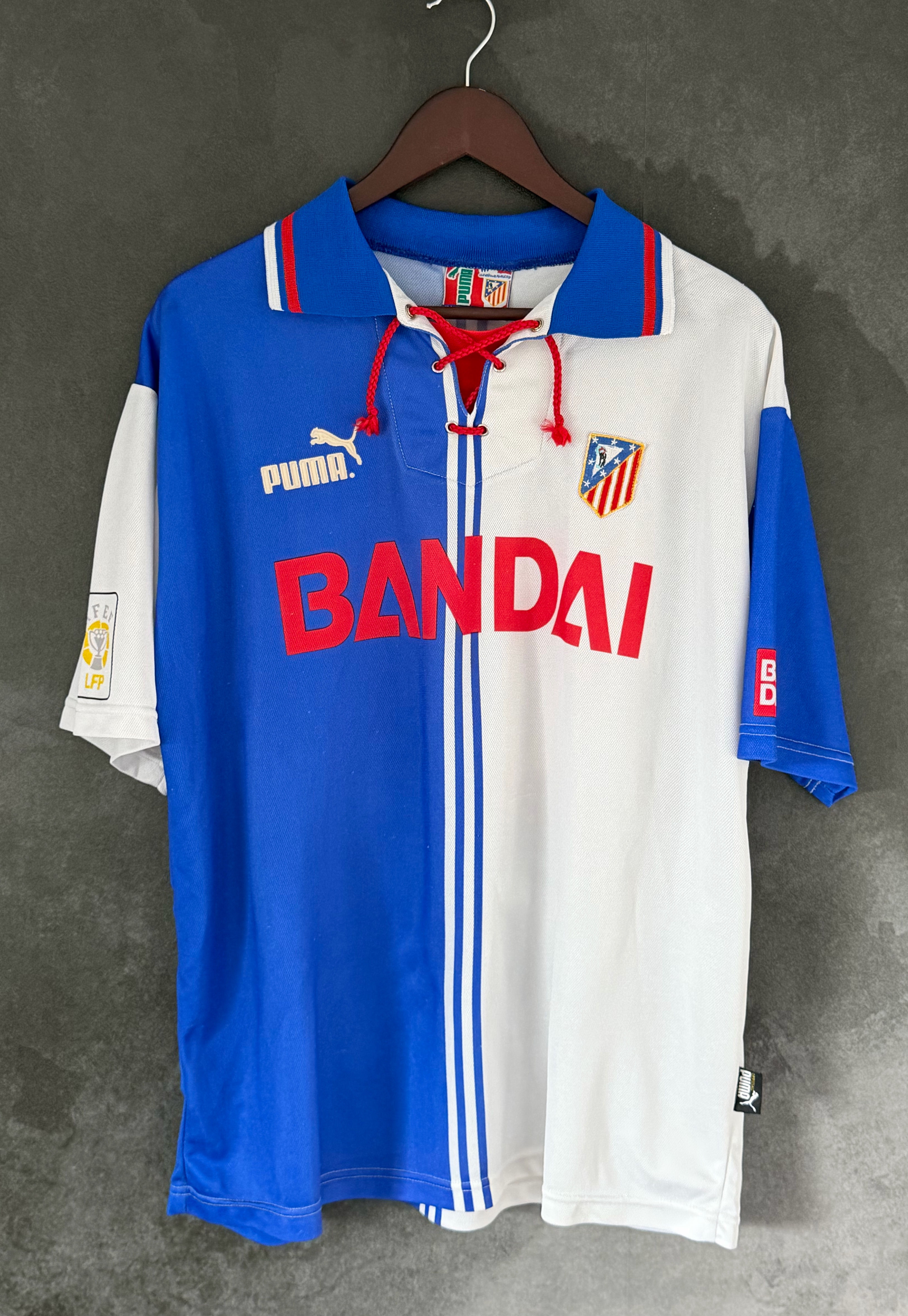 Atlético Madrid 1996/97 Third SIMEONE 14 XL 7/10