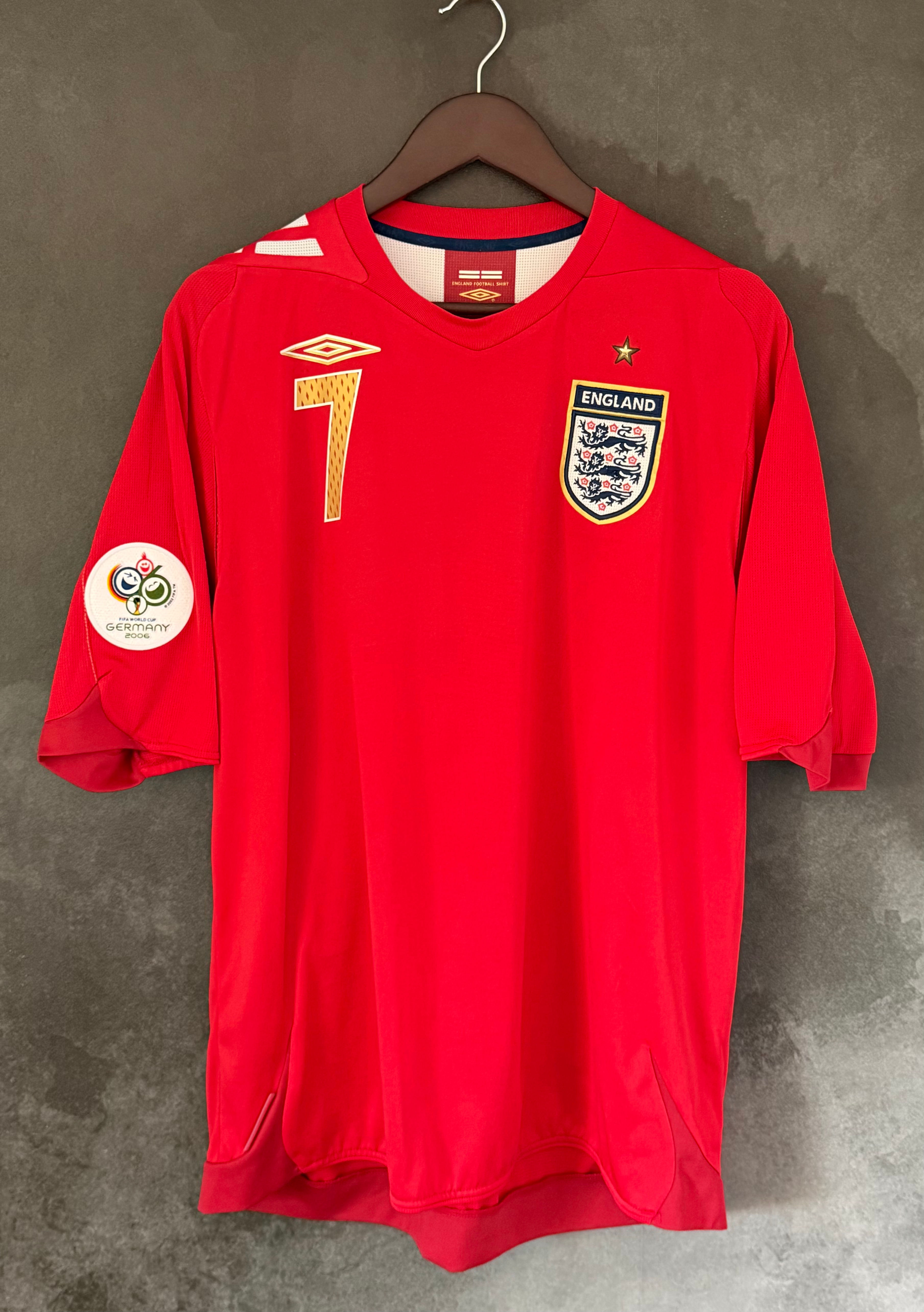 England 2006 Away BECKHAM 7 XL 9/10