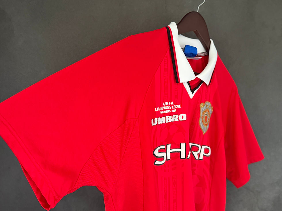 Miniatura: Manchester United 1998/99 CL Home BECKHAM 7 Large 7/10