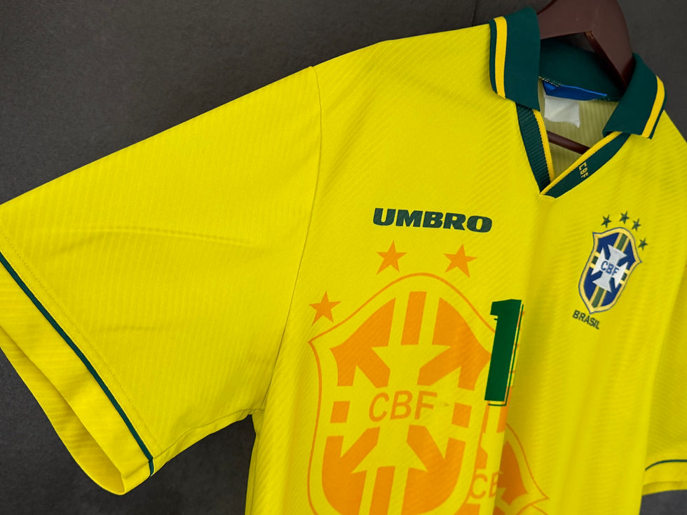 Thumbnail: Brazil 1994 Home RONALDINHO 18 XL 9/10