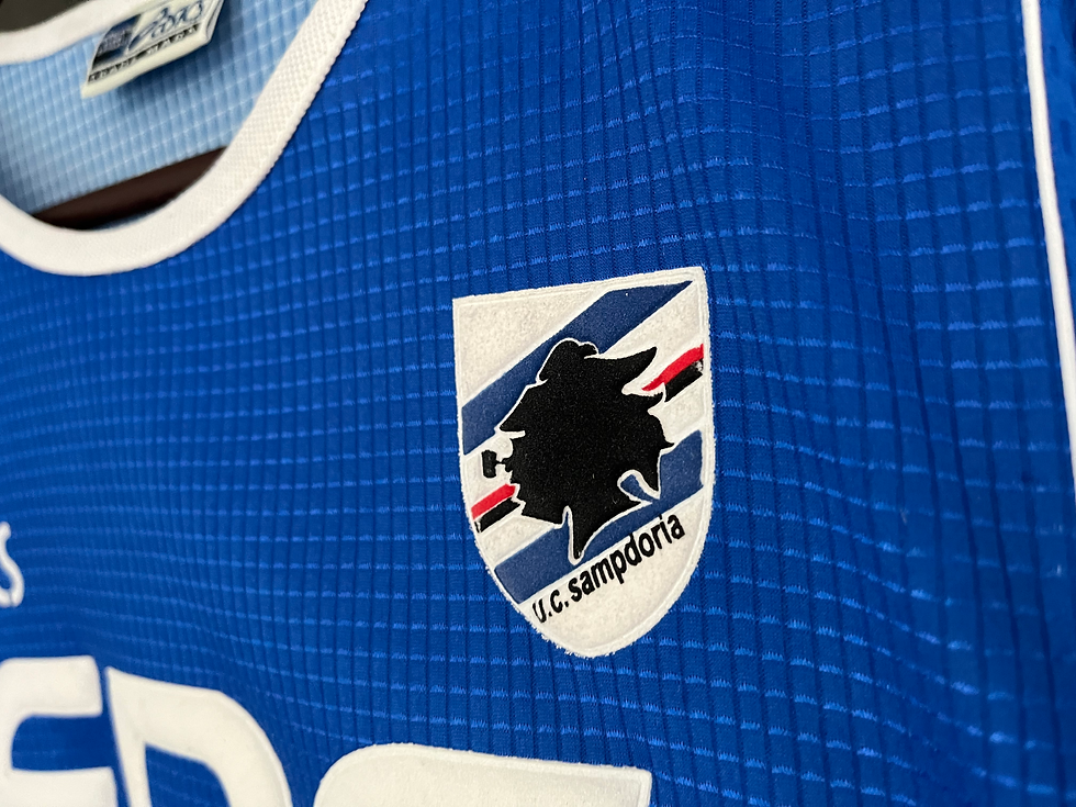 Miniaturbild: Sampdoria 2002/03 Home FLACHI 10 Large 7/10