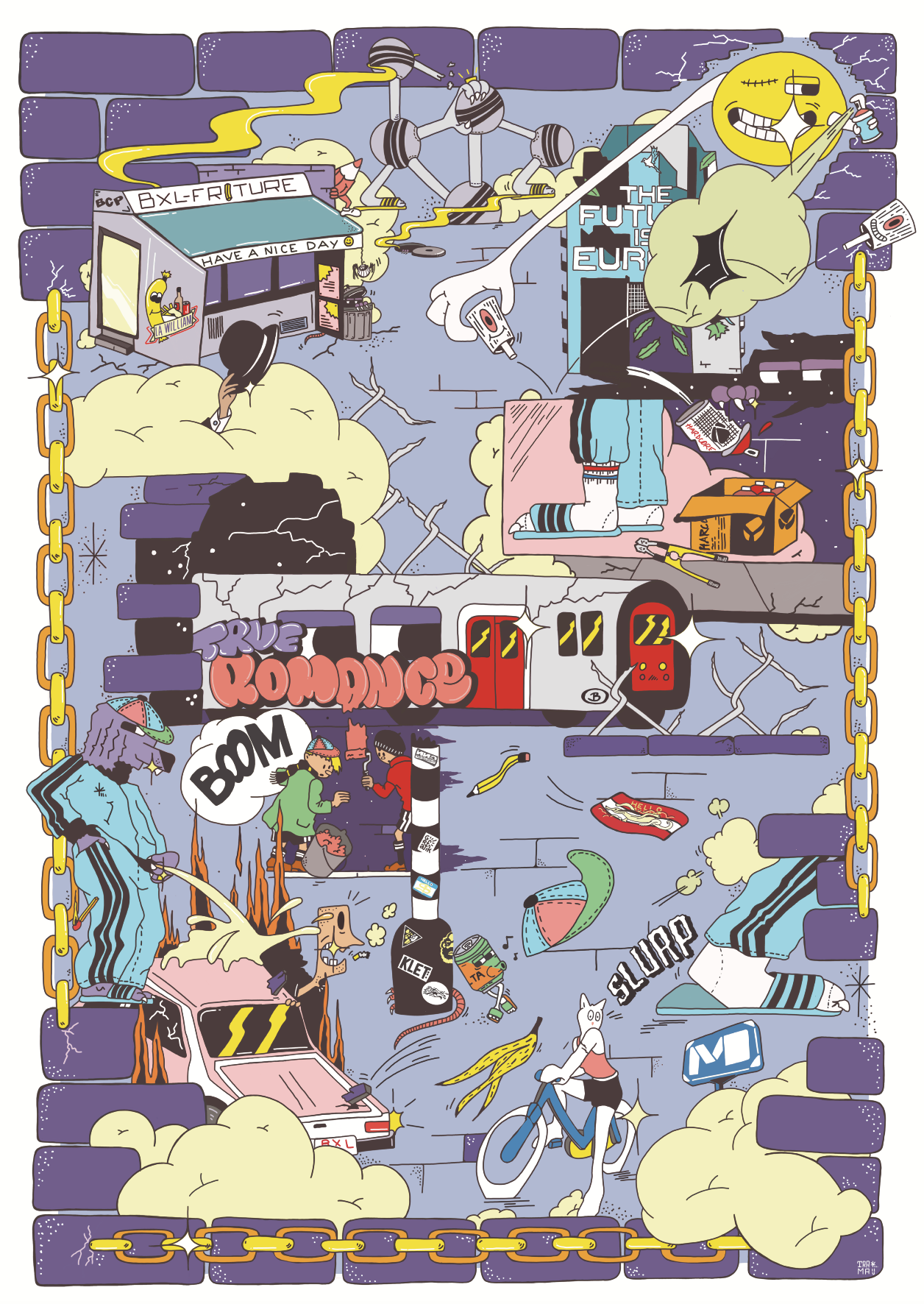 Poster Trama - Surrealisme Streetart