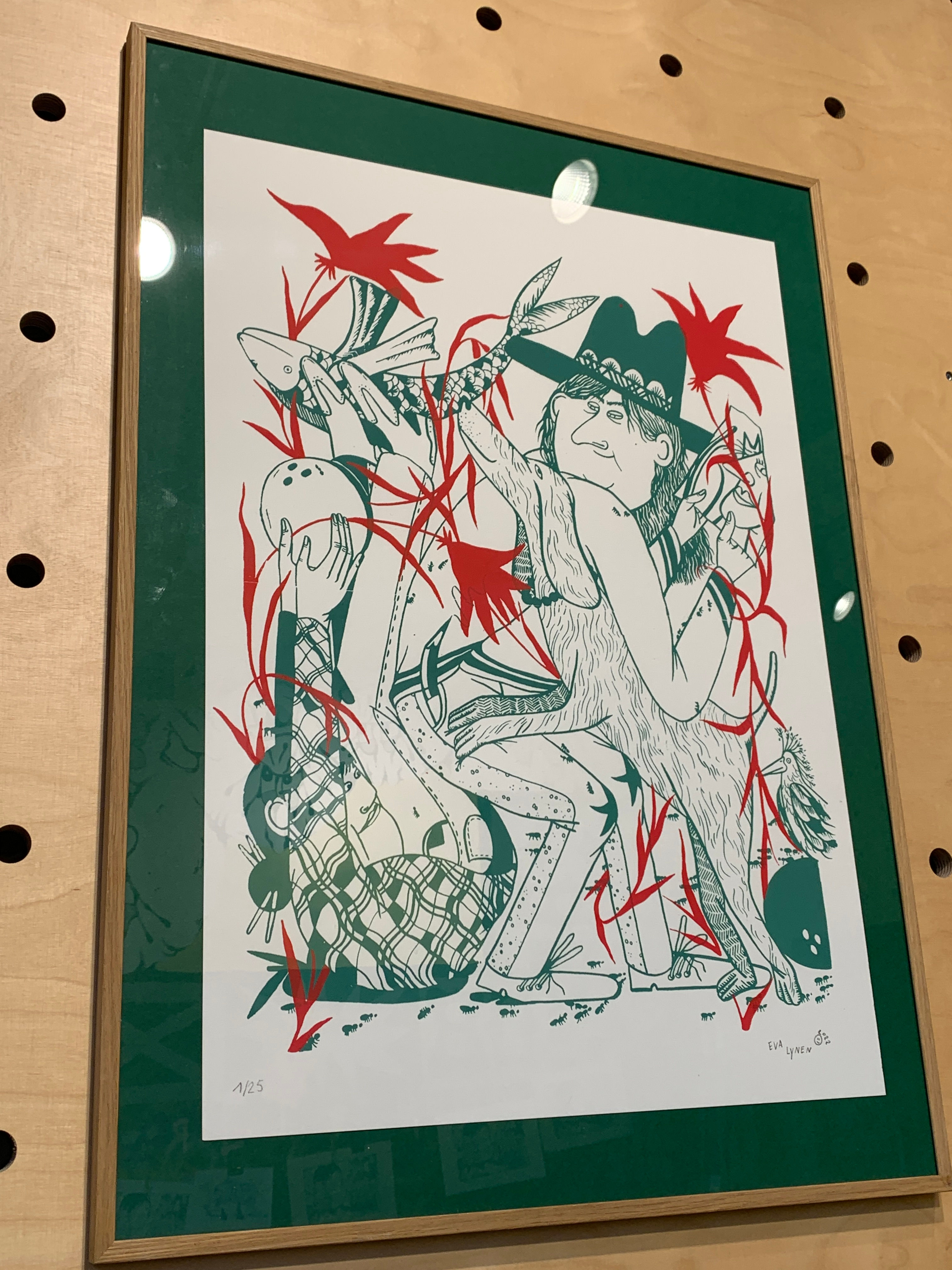 Silkscreen Eva Lynen - doggo