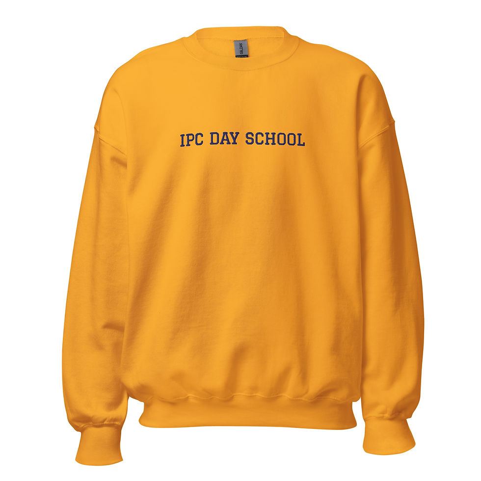 Thumbnail: IPC Day School Adult Sweatshirt | Navy Embroidery