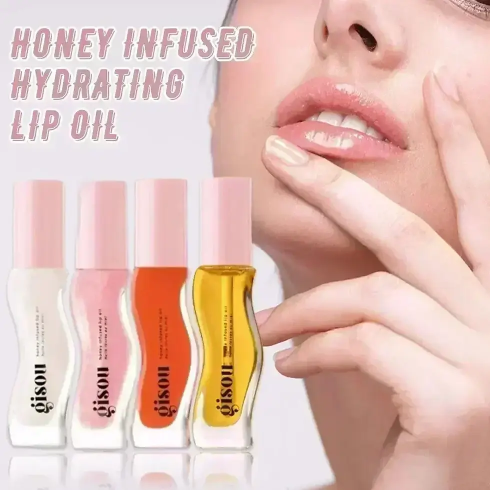 Thumbnail: Gisou Moisturizing Glazed Plum Lip Balm Lip Oil Gloss Care Of The Lips