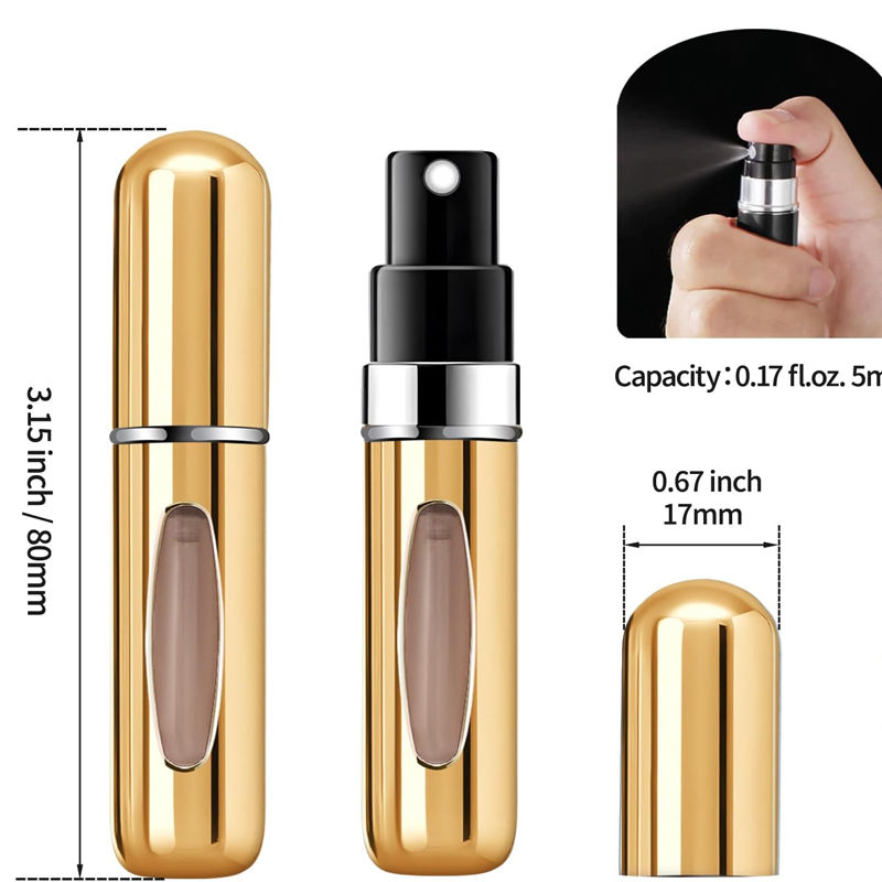 Thumbnail: 1/4Pcs 5ml Perfume Atomizer Portable Liquid Container for Cosmetics