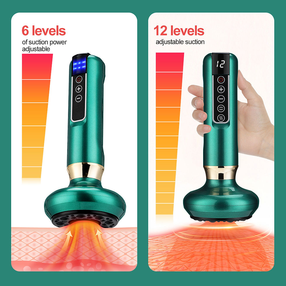 Thumbnail: Intelligent Suction Medical Cupping Set Beauty Massager Glass Jars Anti Cellulit