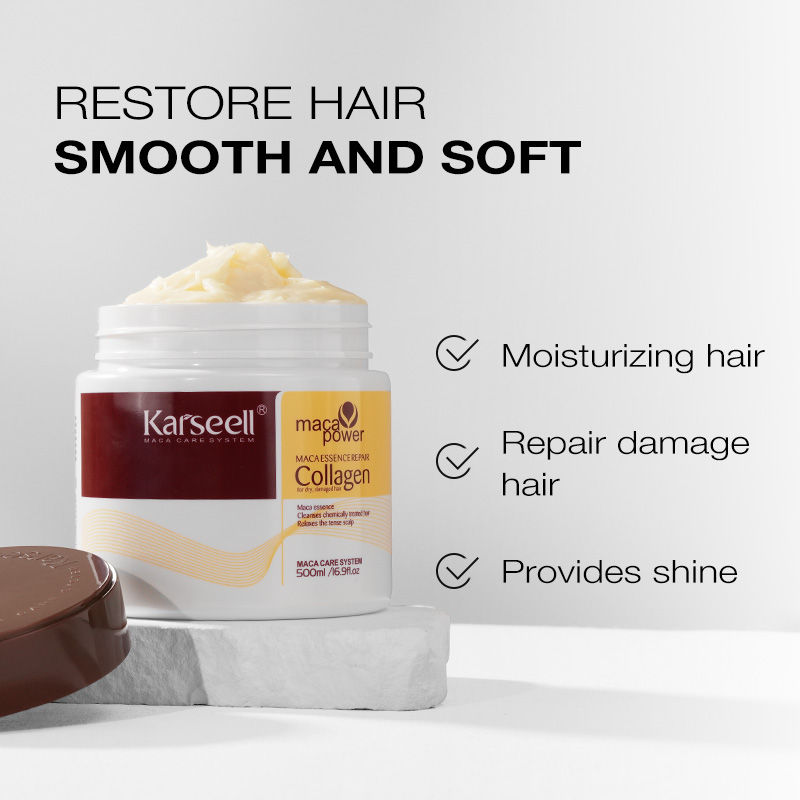 Thumbnail: Karseell Collagen Hair Treatment Deep Repair Conditioning Argan Oil Hair Mask