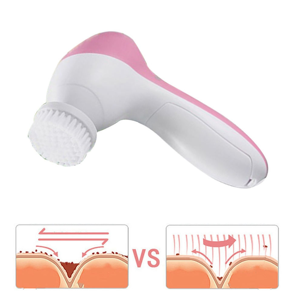 Thumbnail: Electric Facial Cleaner 5 IN 1 Face Cleansing Brush Wash Machine Spa Skin Care