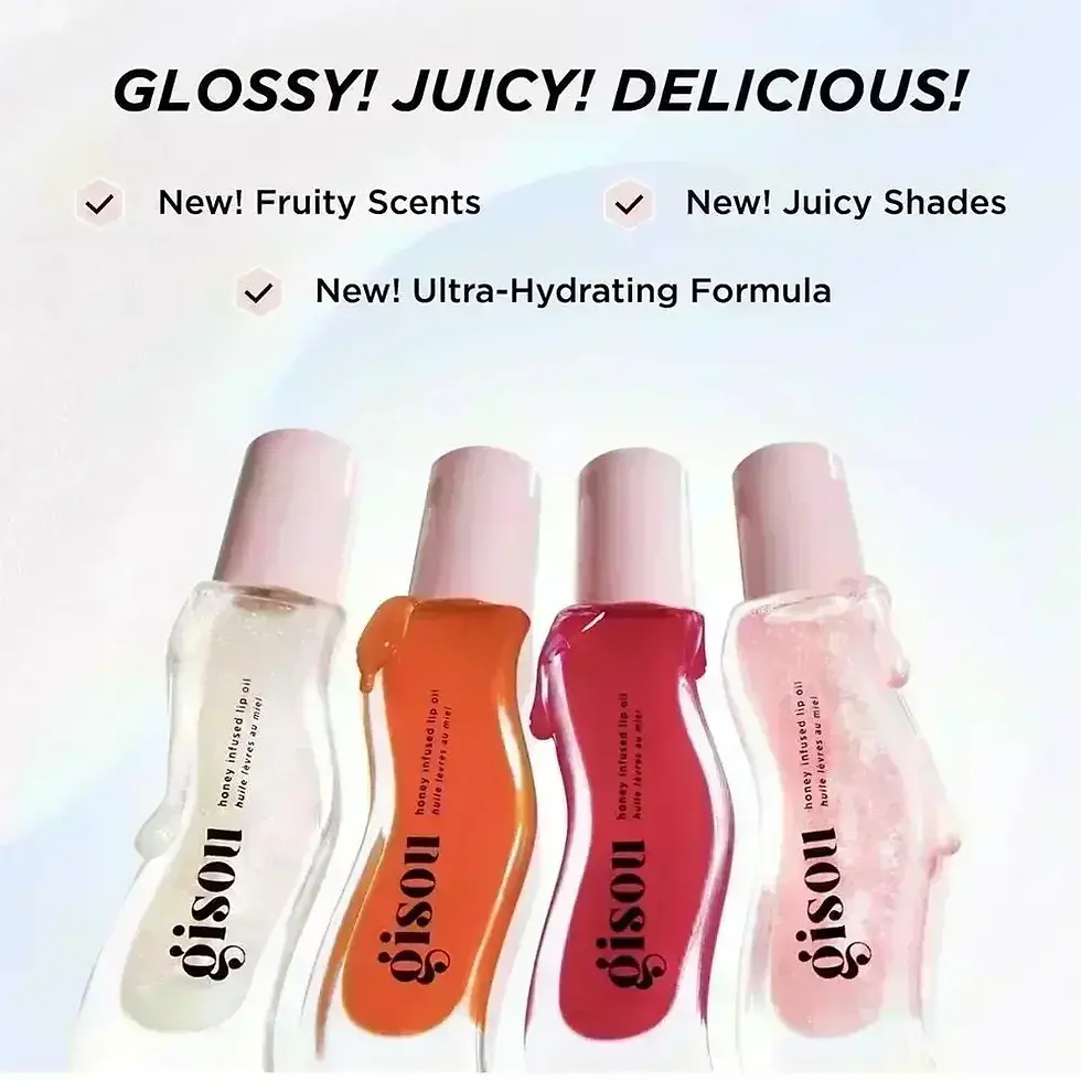 Thumbnail: Gisou Moisturizing Glazed Plum Lip Balm Lip Oil Gloss Care Of The Lips