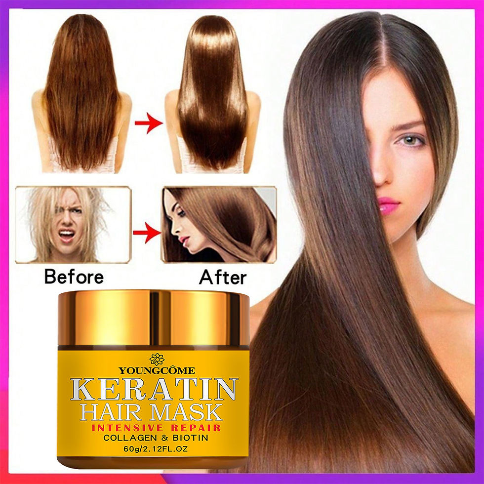 Thumbnail: Hair Repairs Hair Mask Biotin Collagen Keratin Treatment Hairs Conditioner Hair 