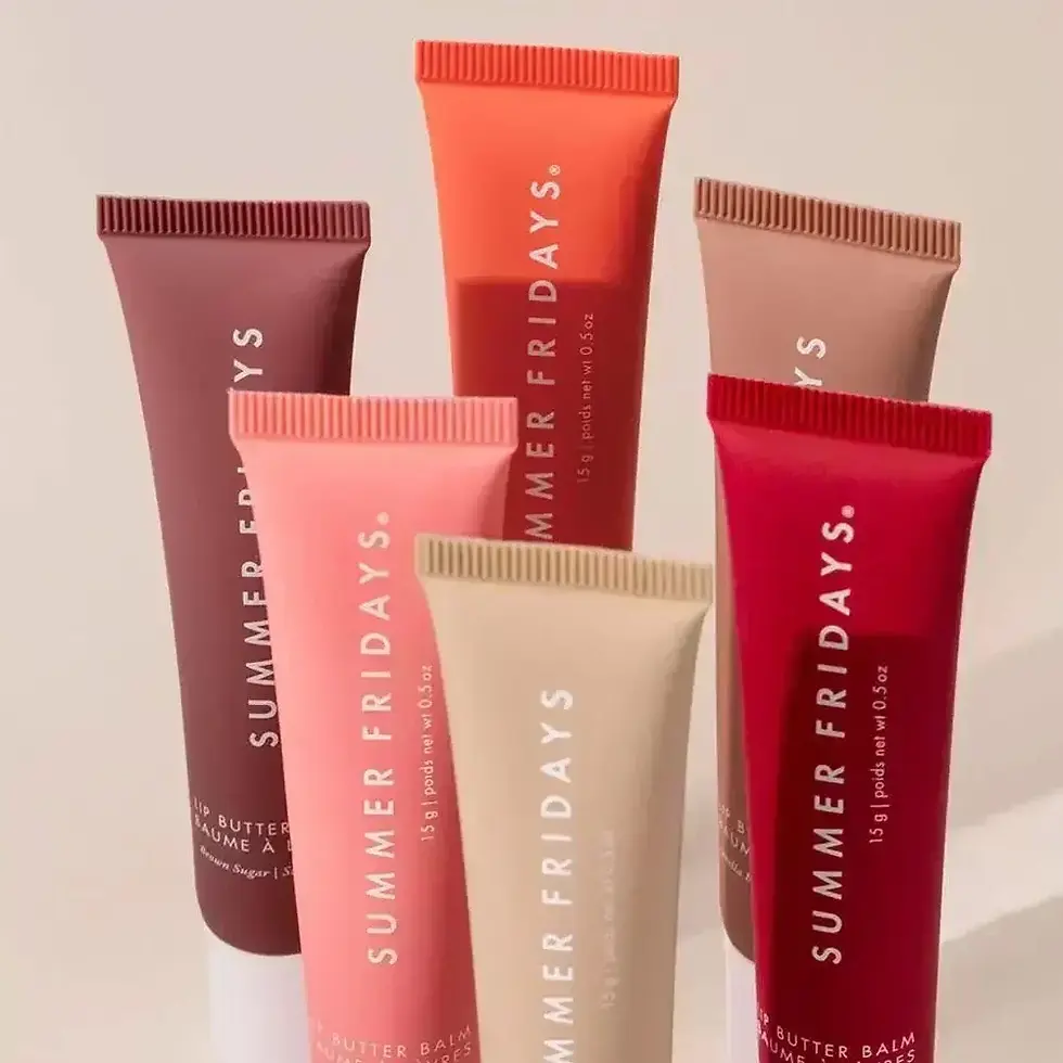 Thumbnail: Summer Friday's Vanilla Beige Lip Balm Moisturizing Transparent Lipstick Set