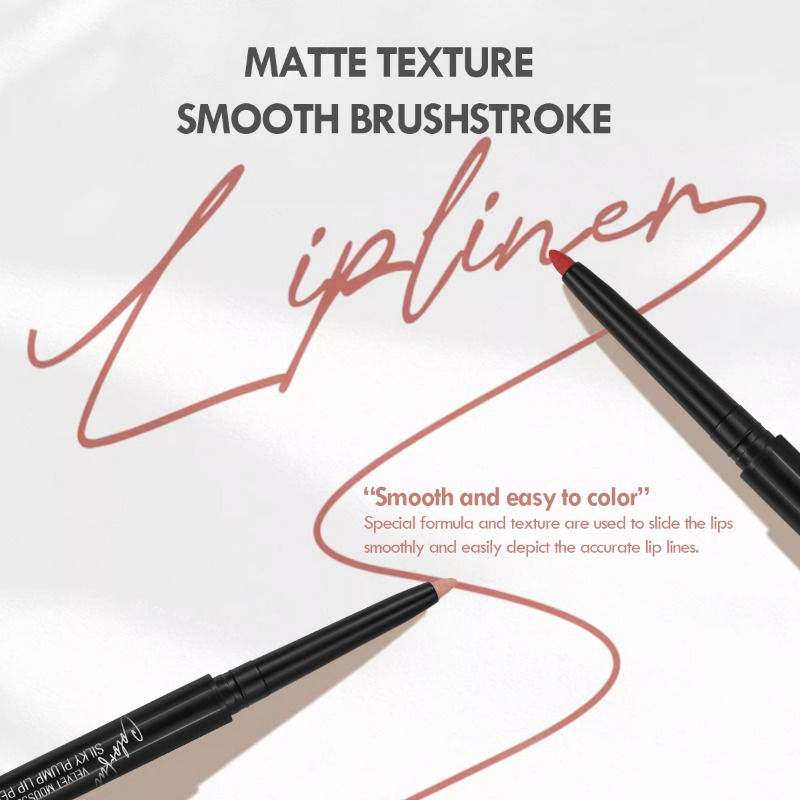 Thumbnail: Waterproof Matte Lipliner Pencil Red Contour Tint Lipstick Long Lasting