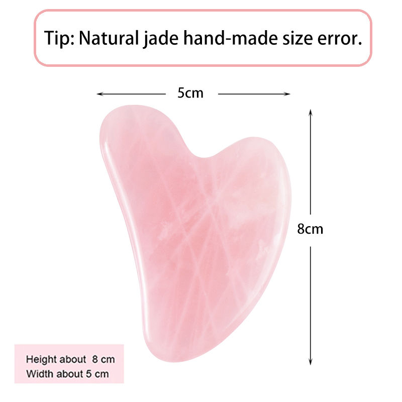 Thumbnail: Natural Stone GuaSha Jade Facial Beauty Scraping Massage Tools Firm Skin Care