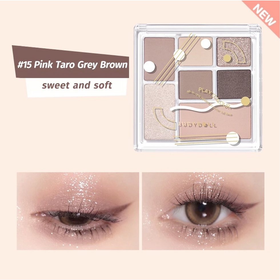 Thumbnail: Judydoll 7-Color Palette Eyeshadow Highlight Powder Eye Long lasting Palette smo
