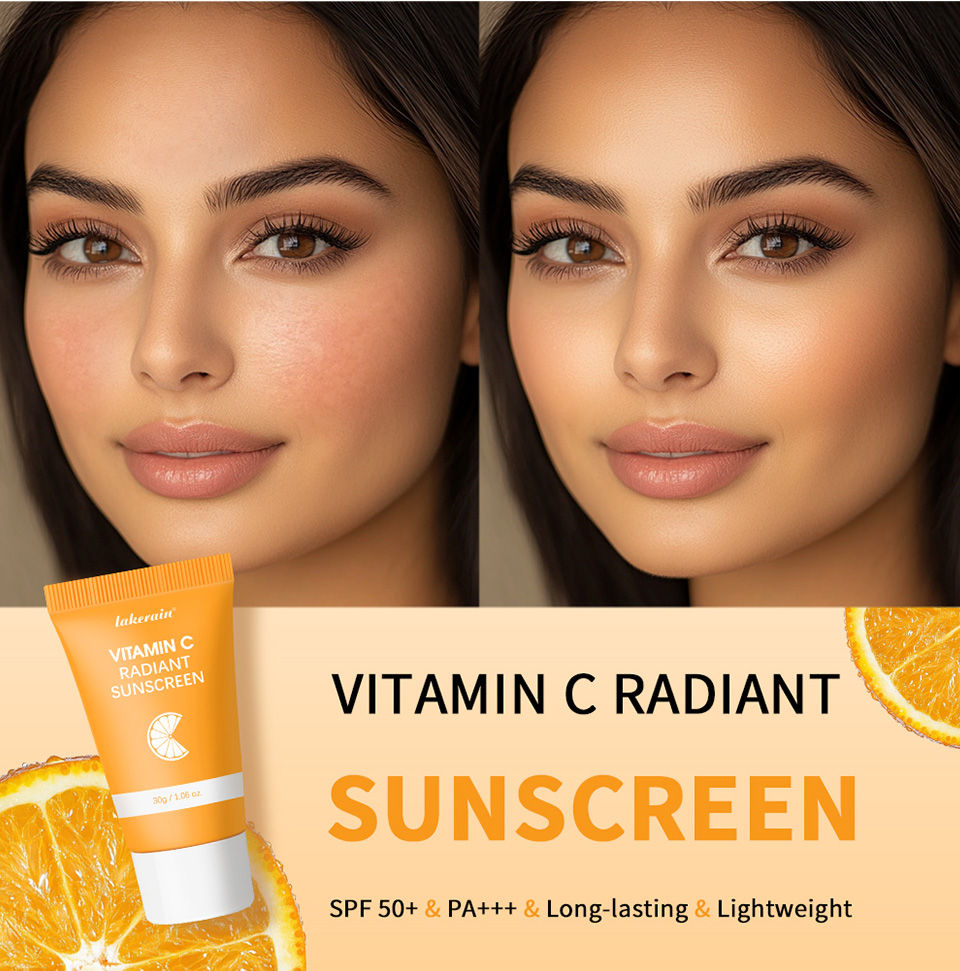 Thumbnail: SPF 30 Vitamin C Moisturizer Protects Skin From UV Rays Hydrating Lotion Brighte