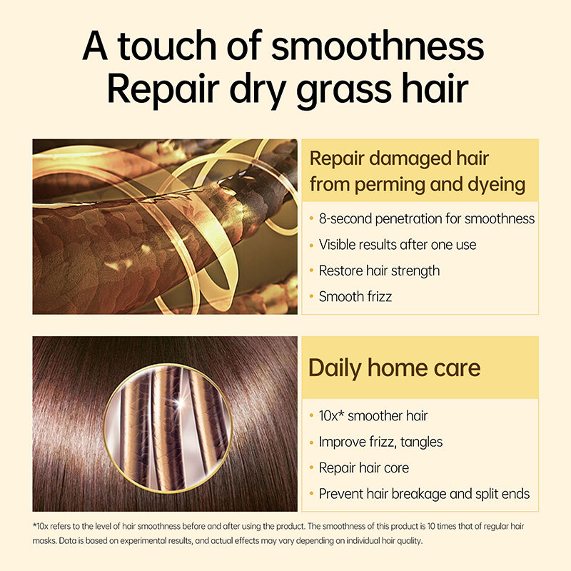 Thumbnail: PURC 8 Seconds Repair Damaged Hair Mask Smoothing Soften Deep Conditioner Kerati
