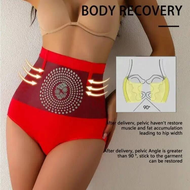 Thumbnail: 4-in-1 Fat Burning Shorts Sculpting Shorts Seamless High-Waisted Abdominal Contr