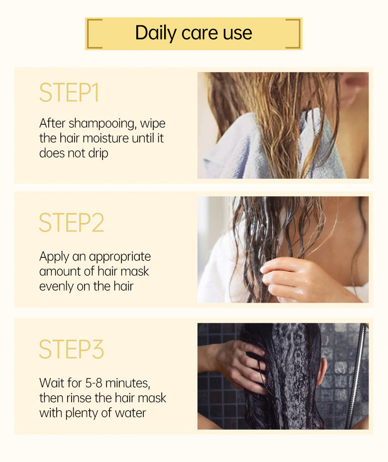 Thumbnail: PURC 8 Seconds Repair Damaged Hair Mask Smoothing Soften Deep Conditioner Kerati