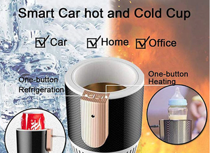 Miniatura: 2 in 1 Electric Car Cup Holder