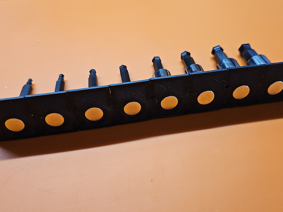 Thumbnail: Organizer - 1/4 in. and 3/8 in. Drive Professional Ball Hex Socket Set