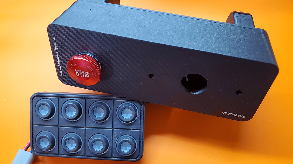 Thumbnail: ECU Master - 8-Button Deluxe CAN Keyboard Mount