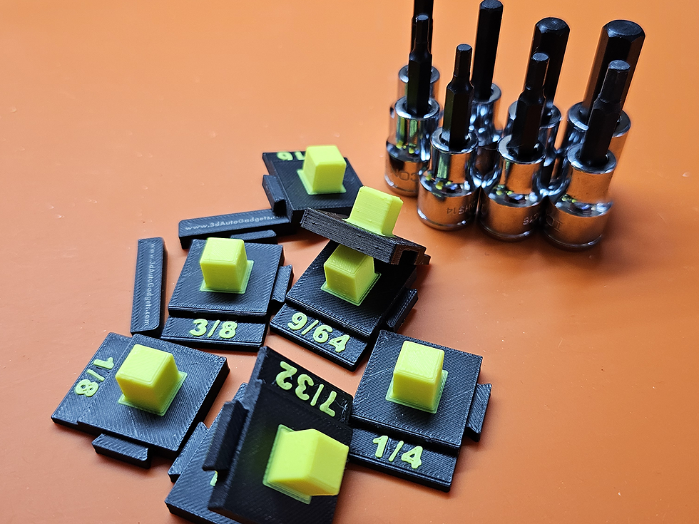 Thumbnail: Organizer - 3/8 in. Drive Professional Hex Socket Set