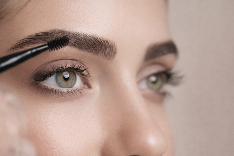 Permanent Make Up in Salzburg. Augenbrauen natürlich betont - sanft pigmentiert.